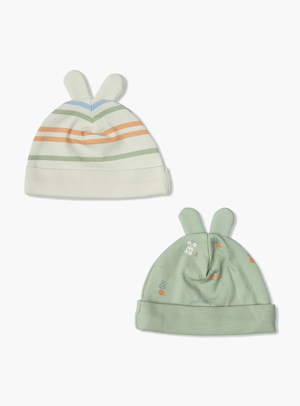 FS MINI KLUB Girls Assorted Beanie - Pack of 2