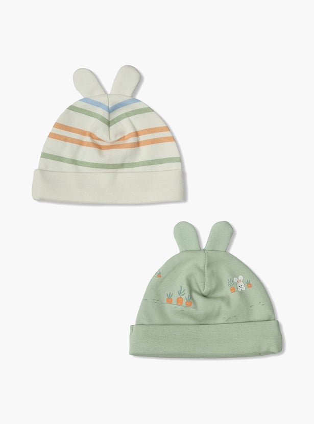 FS MINI KLUB Girls Assorted Beanie - Pack of 2