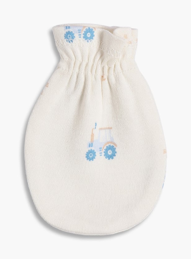 FS MINI KLUB Boys Printed Mittens - Pack of 2