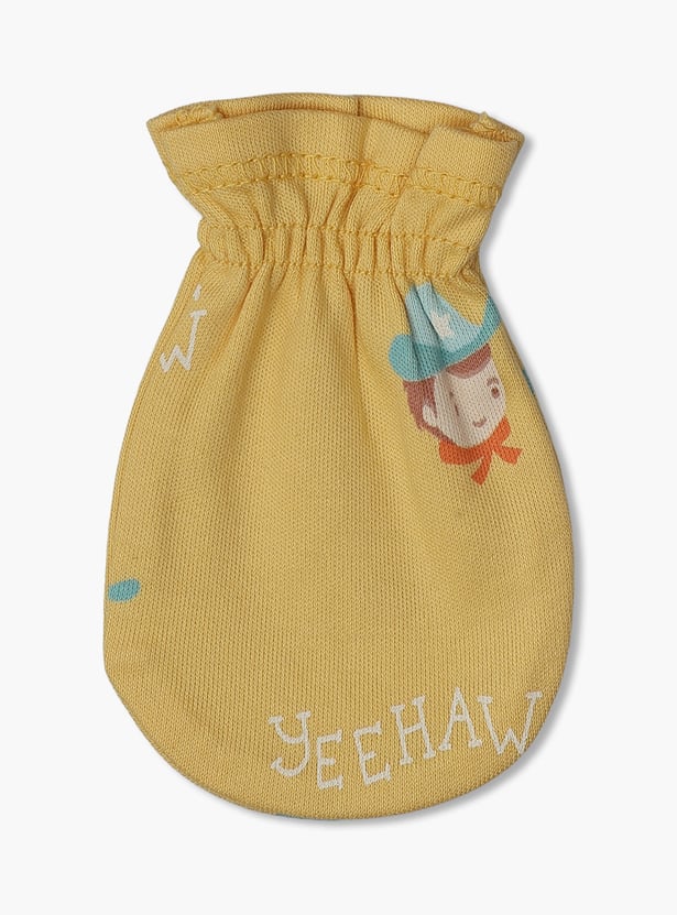 FS MINI KLUB Boys Printed Mittens - Pack of 2