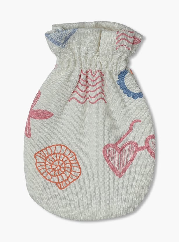 FS MINI KLUB Girls Printed Mittens - Pack of 2