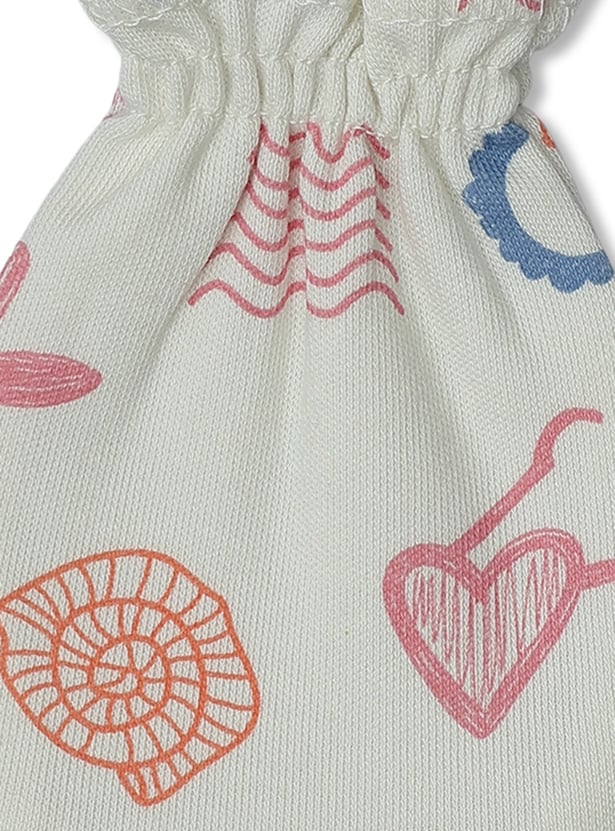FS MINI KLUB Girls Printed Mittens - Pack of 2