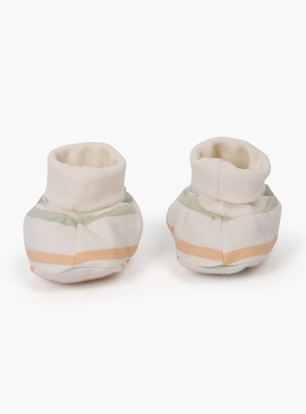 FS MINI KLUB Girls Printed Booties Pack of 2