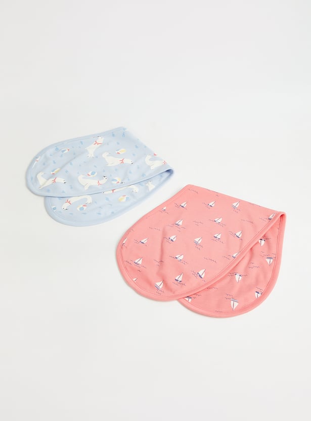 FS MINI KLUB Kids Printed Face Towel - Pack of 2