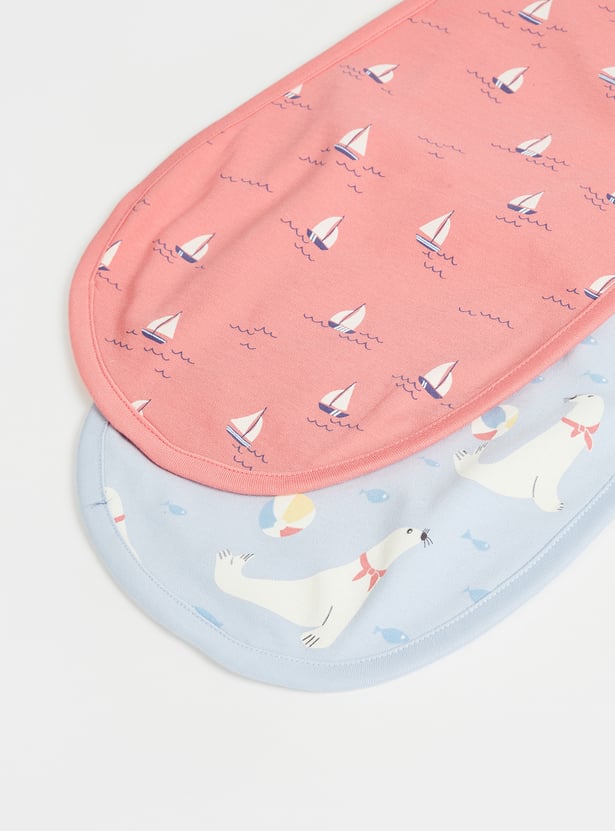 FS MINI KLUB Kids Printed Face Towel - Pack of 2