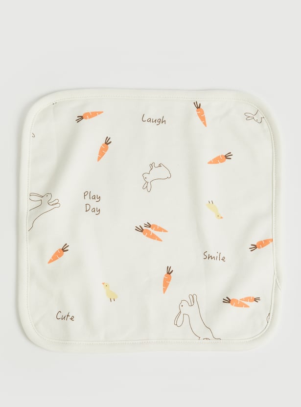 FS MINI KLUB Assorted Face Towel - Pack of 5