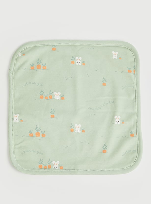 FS MINI KLUB Assorted Face Towel - Pack of 5