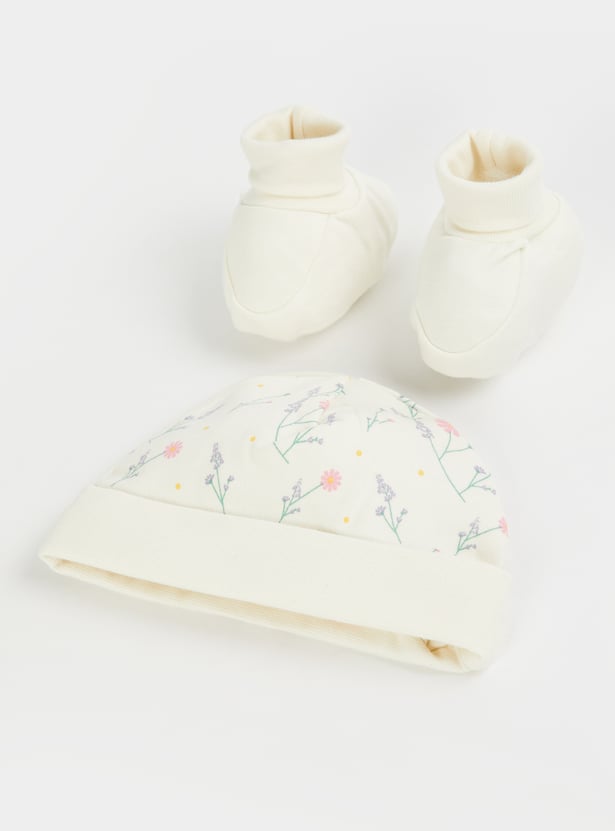 FS MINI KLUB Girls Floral Print Gift Set - Pack of 4