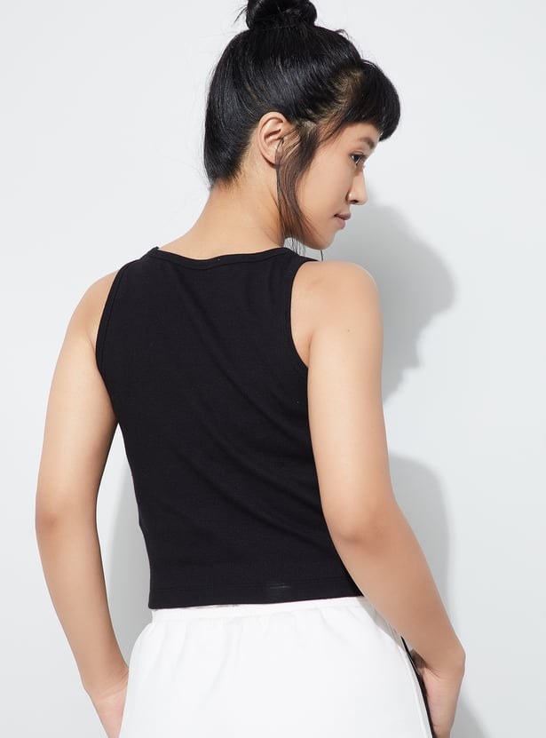 KAPPA Graphic Print Crop T-shirt