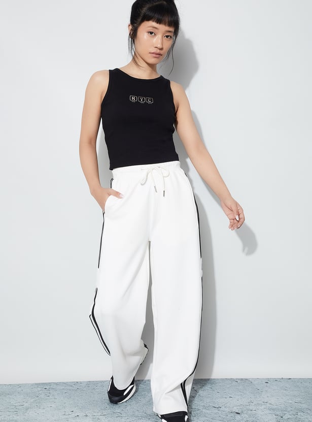 KAPPA Graphic Print Crop T-shirt
