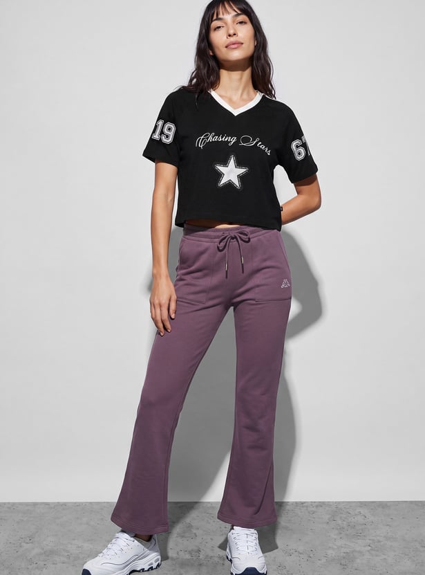 KAPPA Graphic Print Crop T-shirt