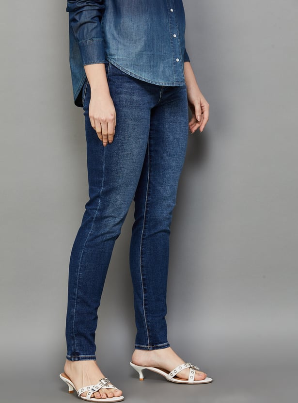 AMERICAN EAGLE Washed Skinny Fit Jeans