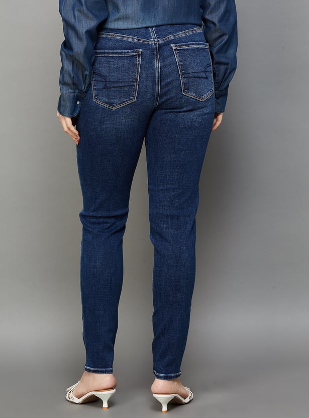 AMERICAN EAGLE Washed Skinny Fit Jeans