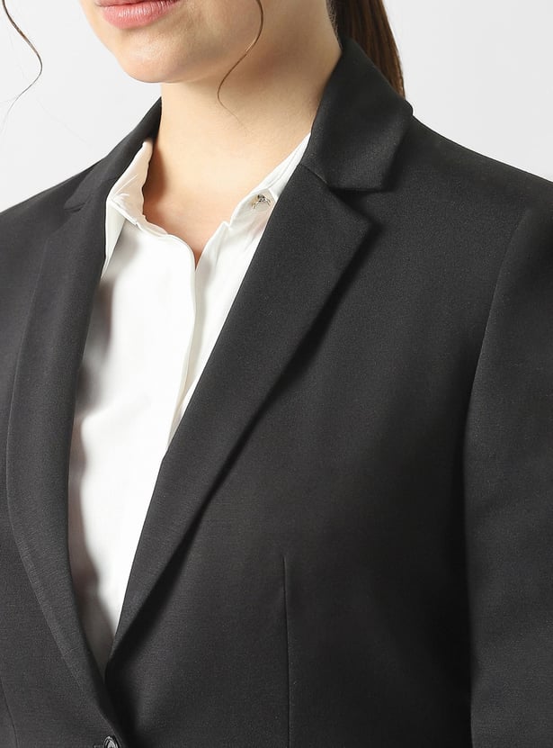 VAN HEUSEN Solid Blazer