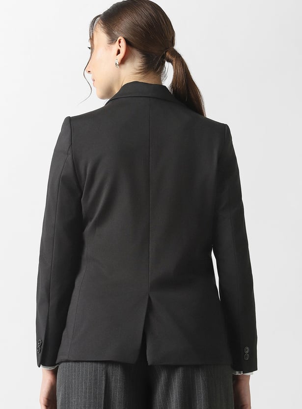 VAN HEUSEN Solid Blazer