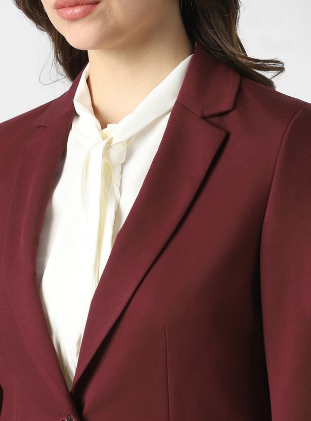 VAN HEUSEN Solid Tailored Blazer
