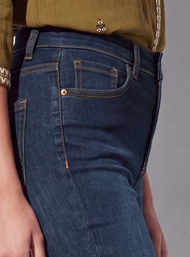FAME FOREVER Solid Bootcut Jeans