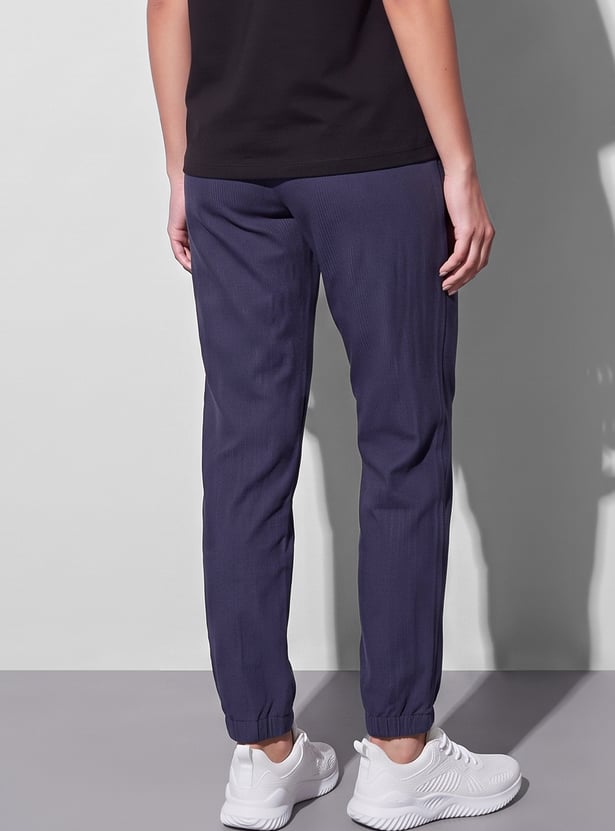 FAME FOREVER Drawstring Solid Joggers