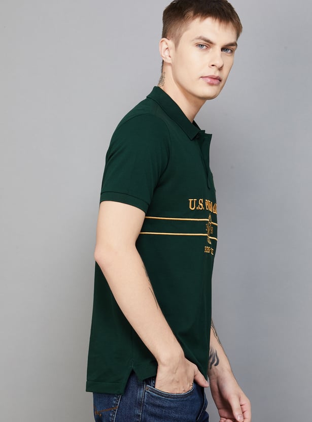 US POLO ASSN Embroidered Polo T-shirt