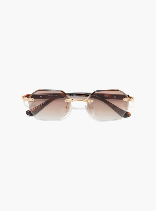 FORCA UV Protected Geometric Sunglasses - FR-HX1275-C03