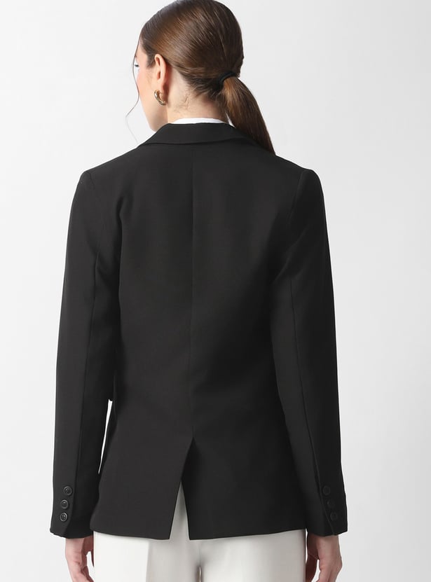 VAN HEUSEN Solid Regular Fit Blazer