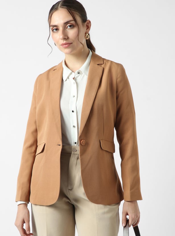 VAN HEUSEN Solid Tailored Blazer