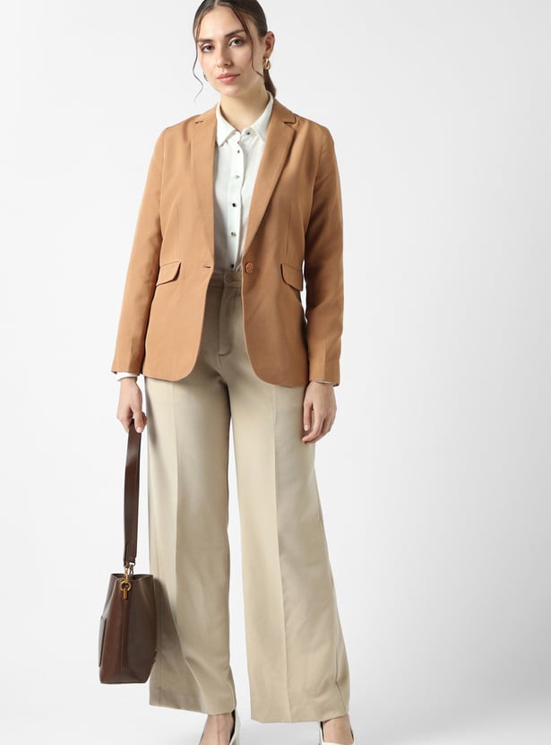 VAN HEUSEN Solid Tailored Blazer