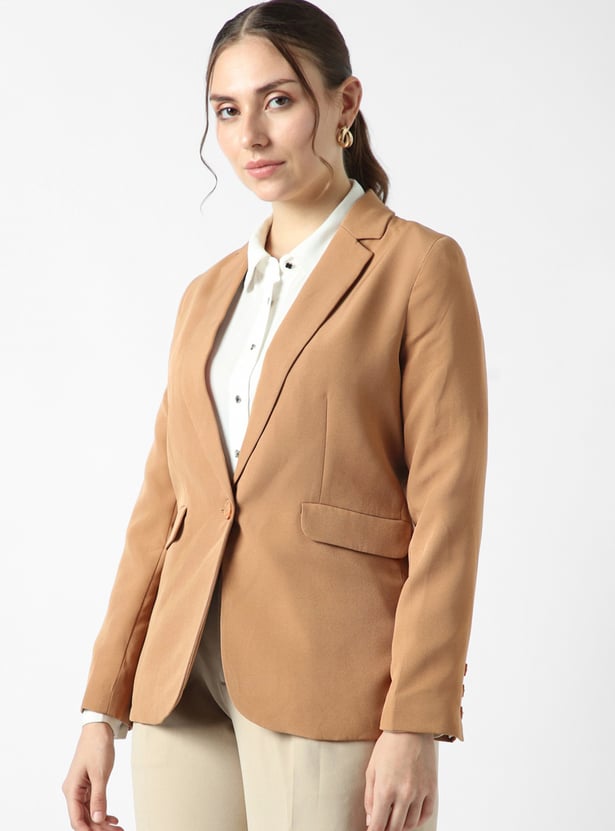 VAN HEUSEN Solid Tailored Blazer