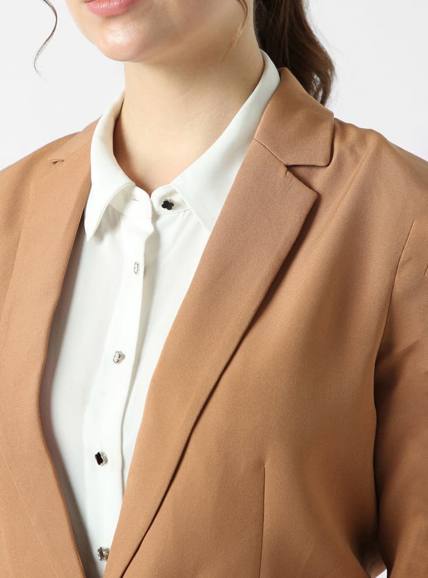 VAN HEUSEN Solid Tailored Blazer