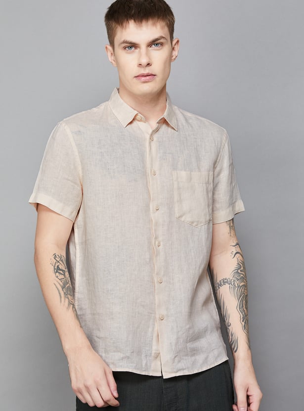 CELIO Solid Regular Fit Shirt