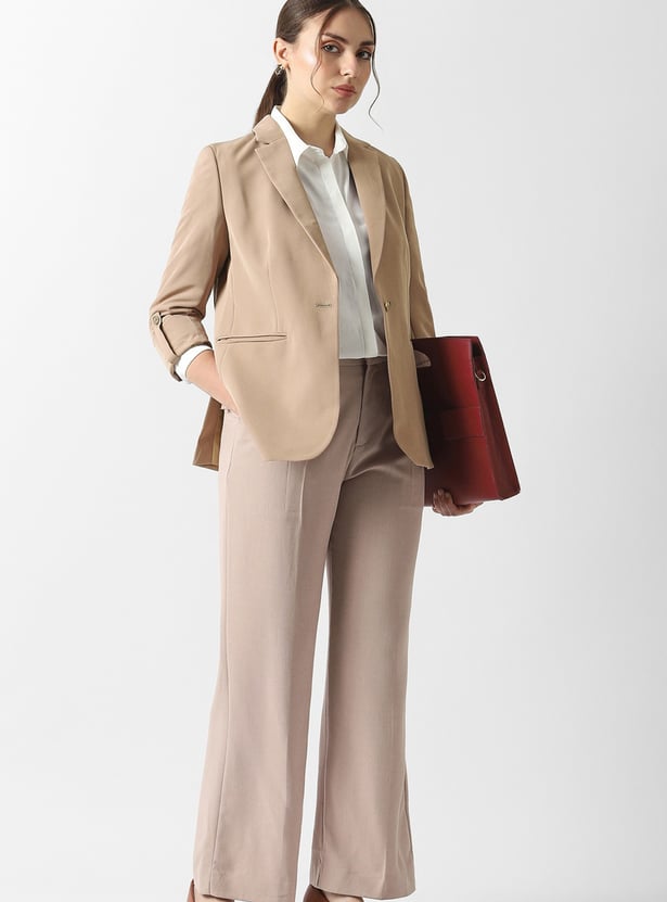 VAN HEUSEN Solid Blazer