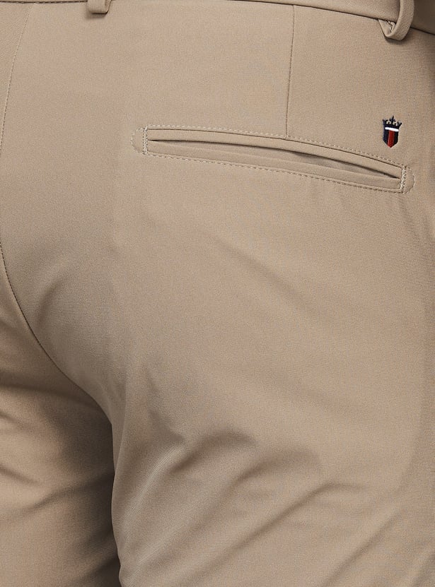 LP SPORT Solid Tapered Trousers