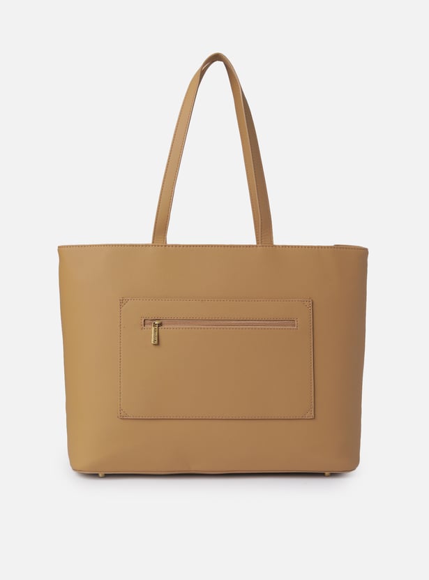 ALLEN SOLLY Solid Laptop Bag