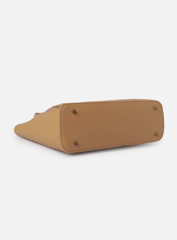 ALLEN SOLLY Solid Laptop Bag
