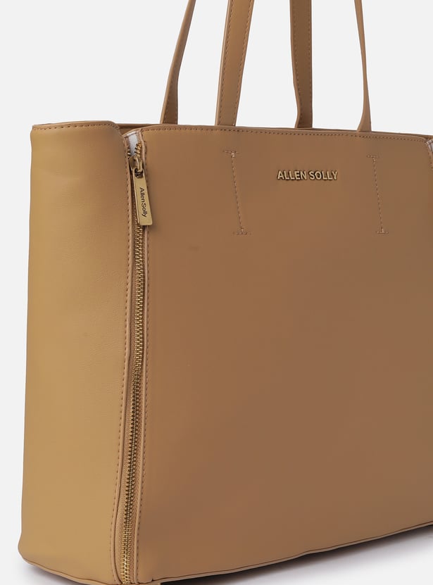 ALLEN SOLLY Solid Laptop Bag