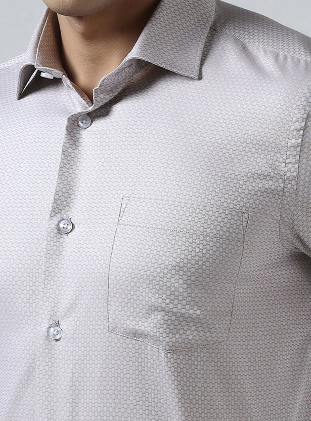 BLACKBERRYS Textured Slim Fit Formal Shirt