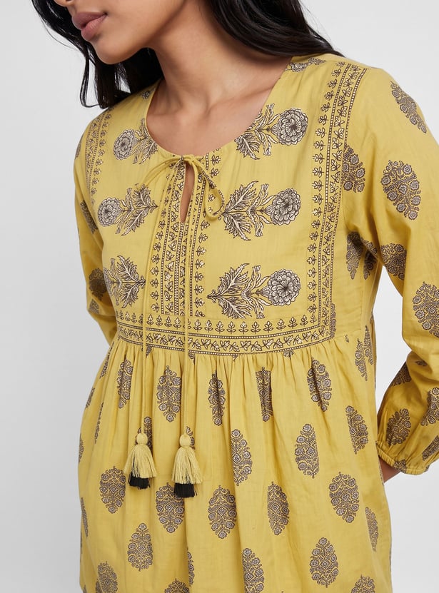 MELANGE Ethnic Motif Top