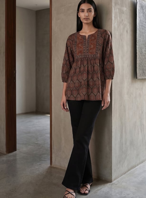MELANGE Ethnic Motif Tunic