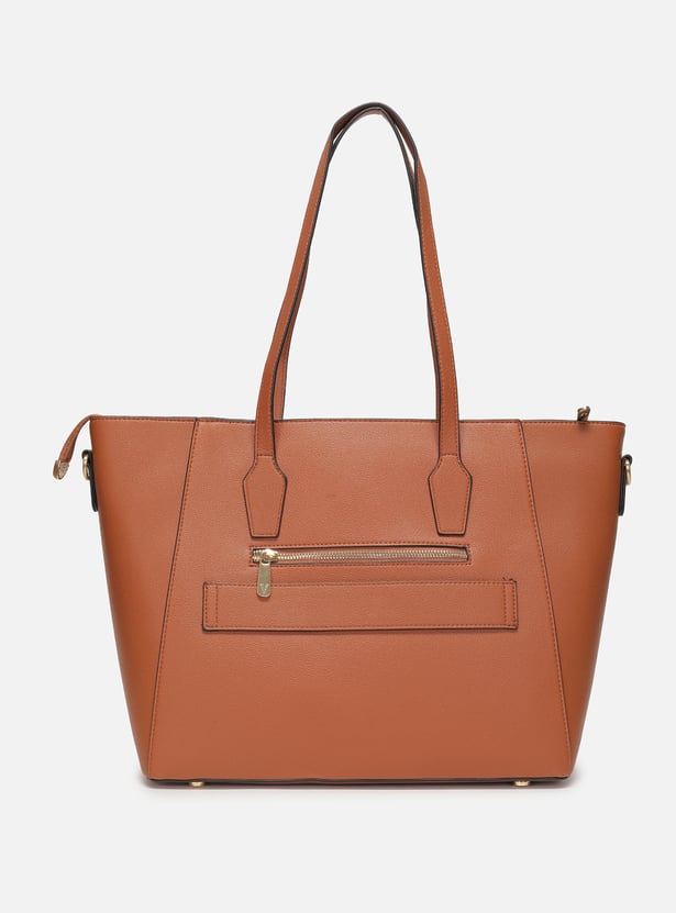 VAN HEUSEN Textured Shoulder Bag with Pouch