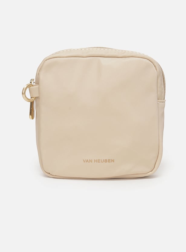 VAN HEUSEN Textured Shoulder Bag with Pouch