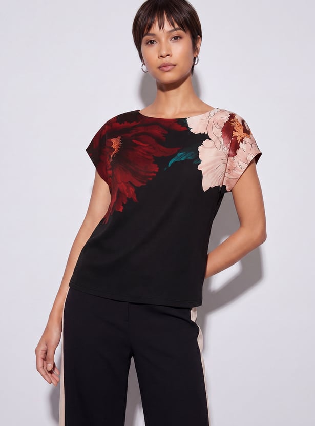 CODE Floral Print Top