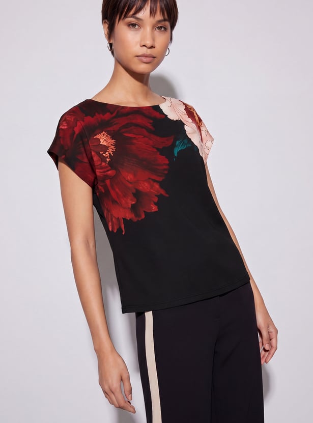 CODE Floral Print Top