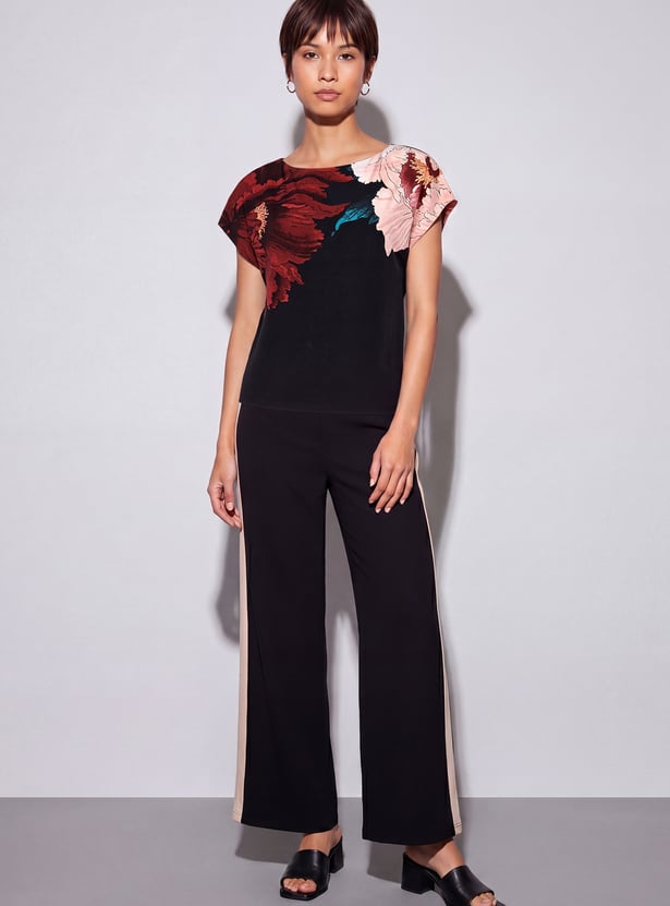 CODE Floral Print Top