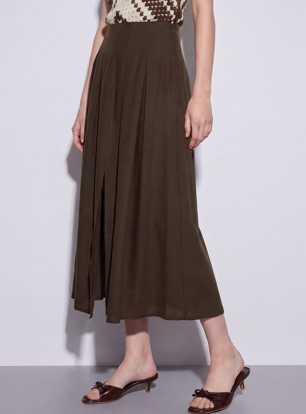CODE Solid Midi Skirt