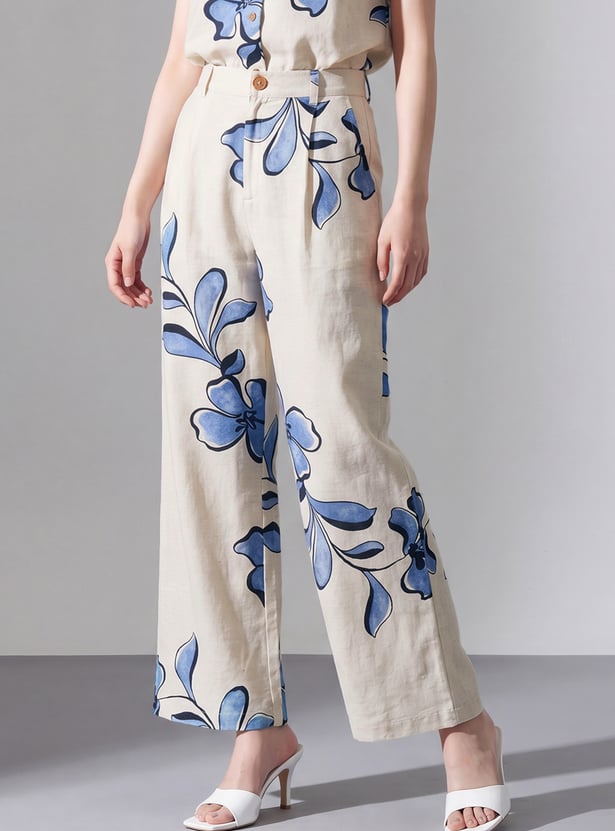 CODE Printed Trousers