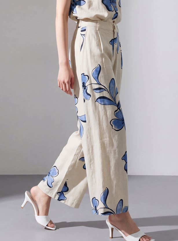 CODE Printed Trousers