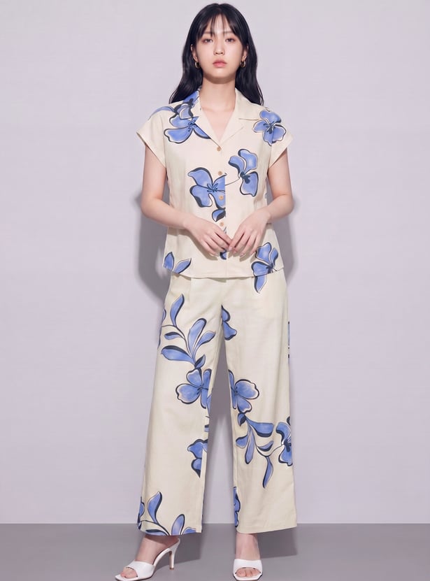 CODE Printed Trousers