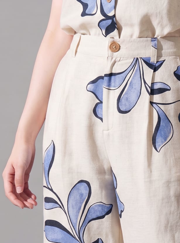 CODE Printed Trousers