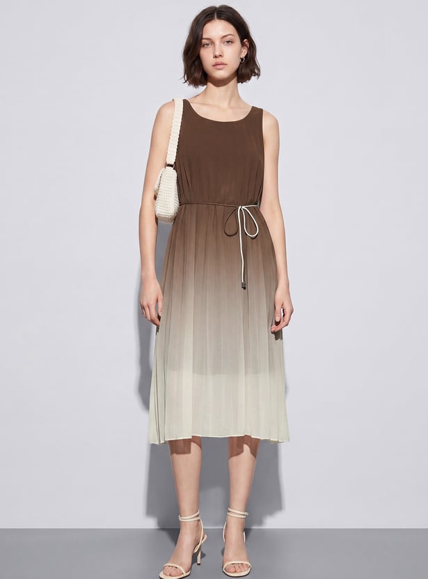 CODE Pleated Midi Dress