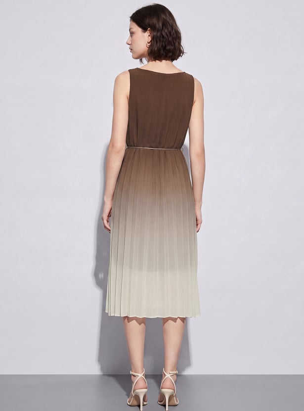 CODE Pleated Midi Dress